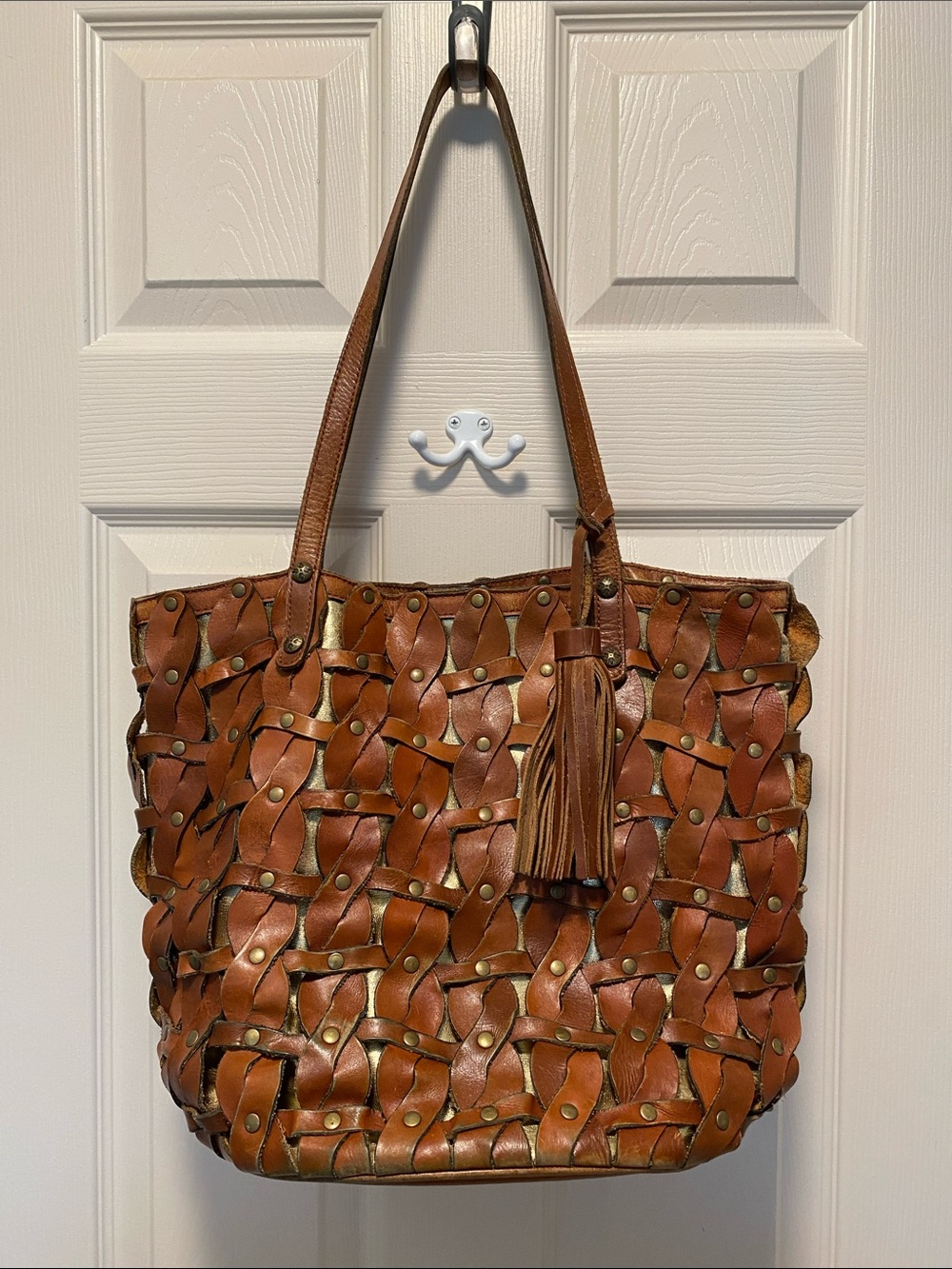 Patricia Nash Twisted Braid Mizzana Tote